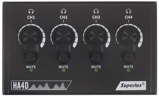 Superlux HA4D Four Channel Headphone Amplifier