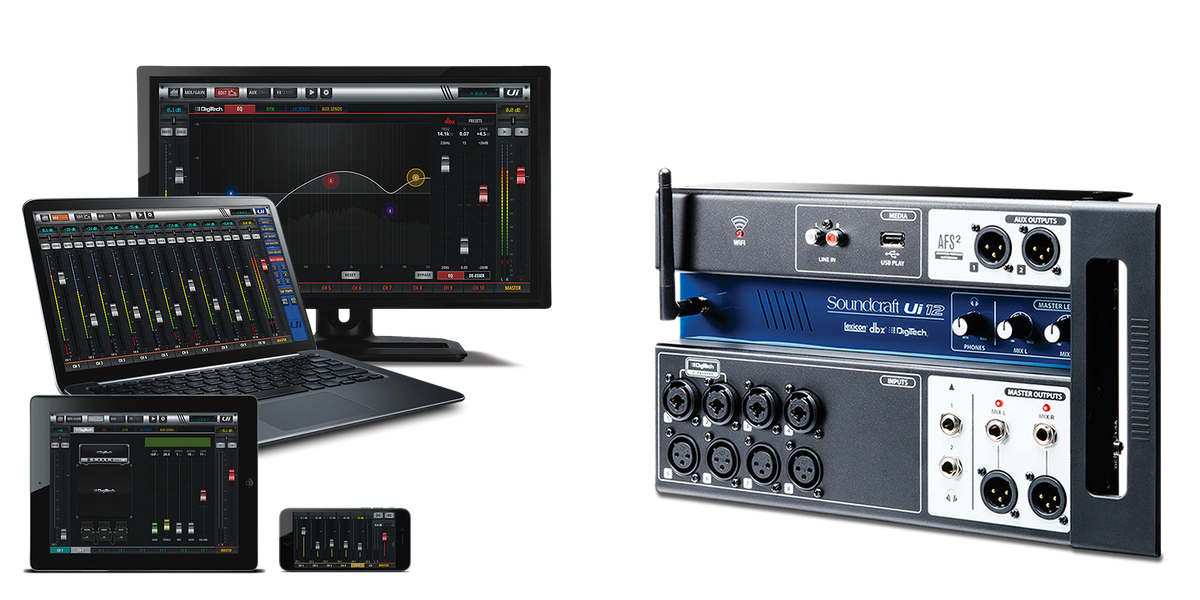 Soundcraft Ui12 12-Input Digital Mixer