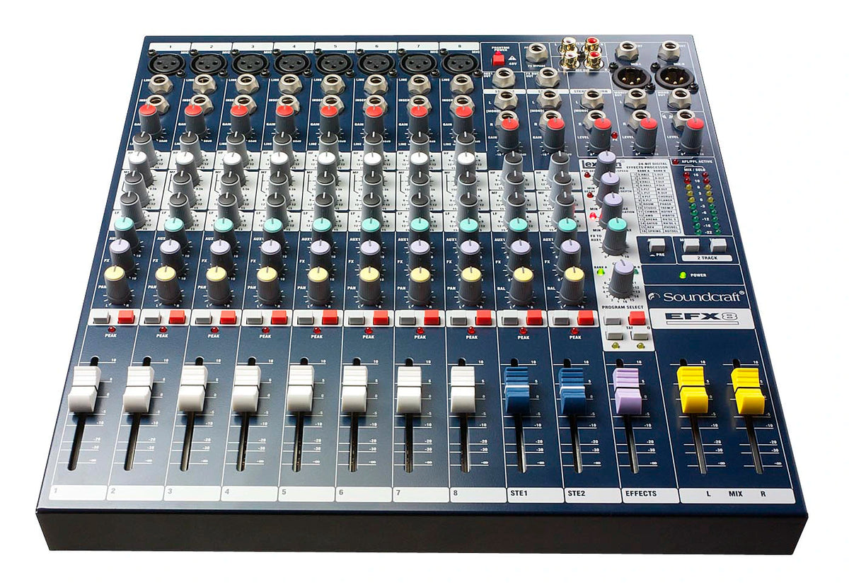 Soundcraft EFX8 8-Channel Mixer with Effects
