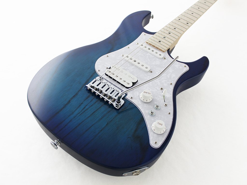 FGN EXPERT ODYSSEY EOS-ASH-M IN SEE - THRU BLUE BURST – Fouche Guitars