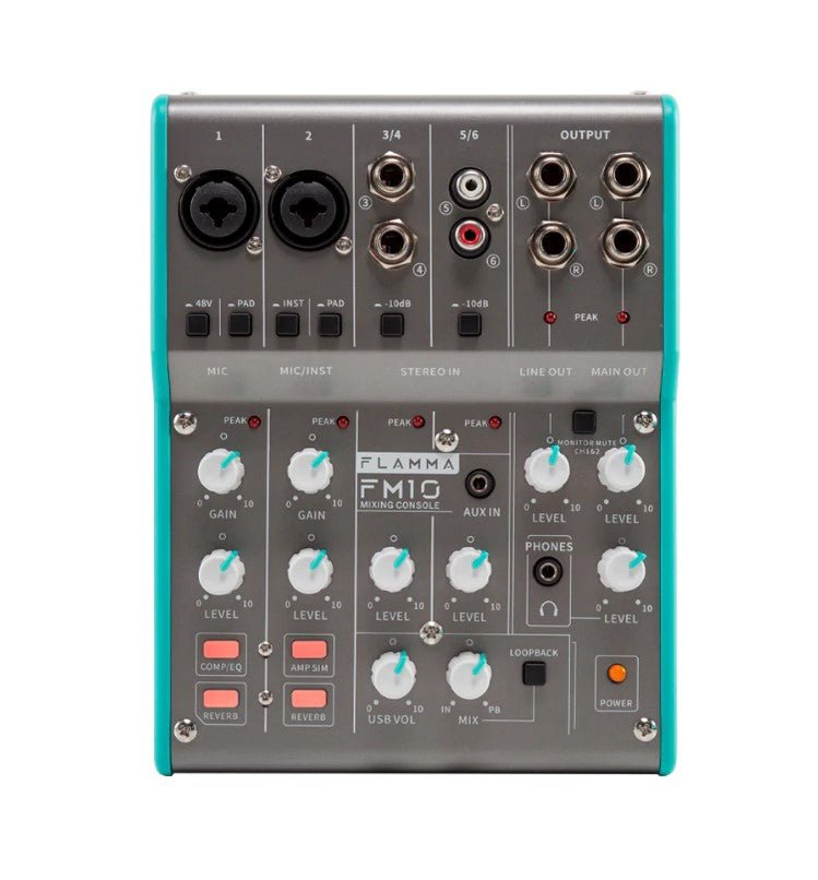 FLAMMA FM10 MIXING CONSOLE