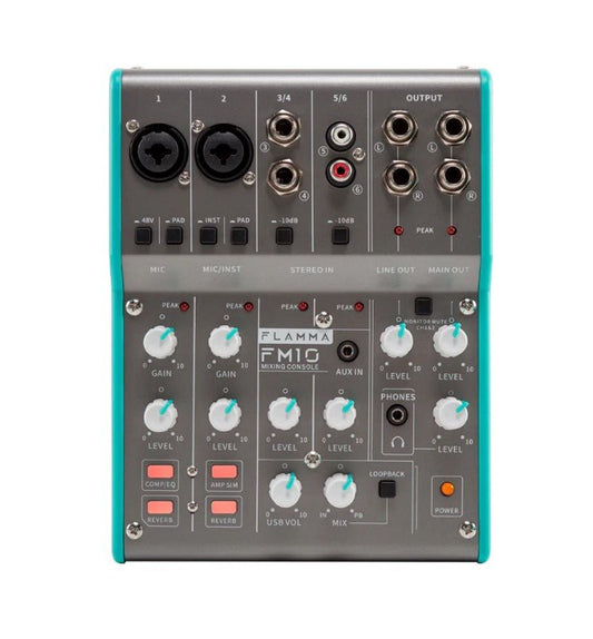 FLAMMA FM10 MIXING CONSOLE