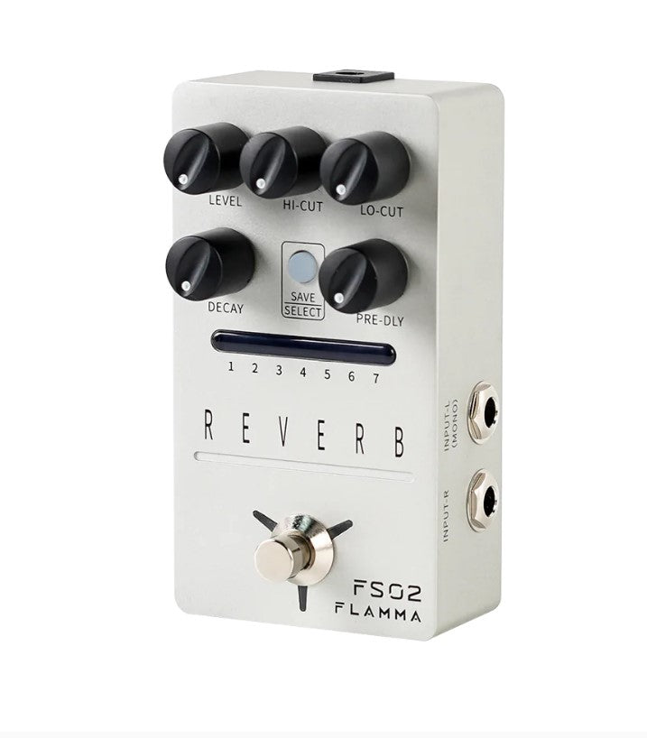FLAMMA FS02 REVERB GUITAR REVERB PEDAL STEREO IN STEREO OUTPUT