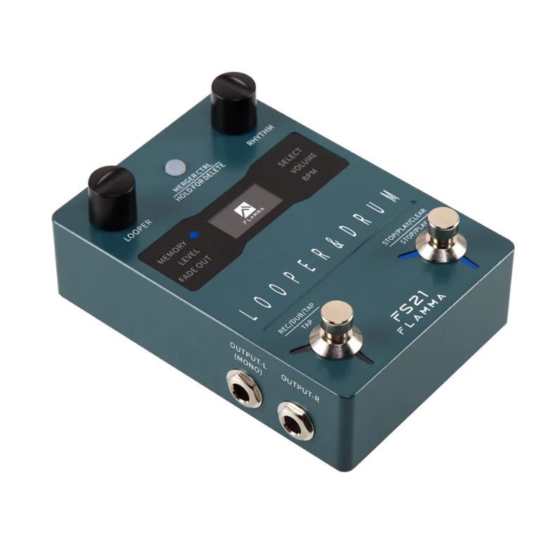 FLAMMA FS21 STEREO DRUM MACHINE AND LOOPER PEDAL EDITOR SOFTWARE SUPPORTED