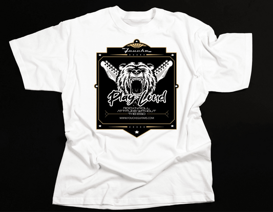 Fouche Play it loud - White - Tee