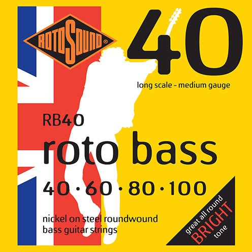 Roto Bass Nickel Medium | 40-100