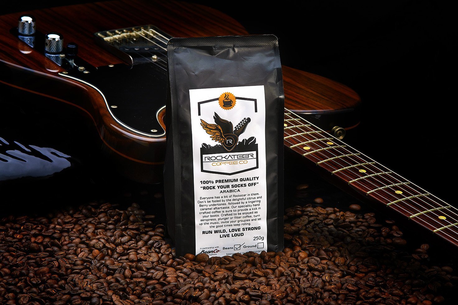 Rockateer Coffee | Fouche Guitars