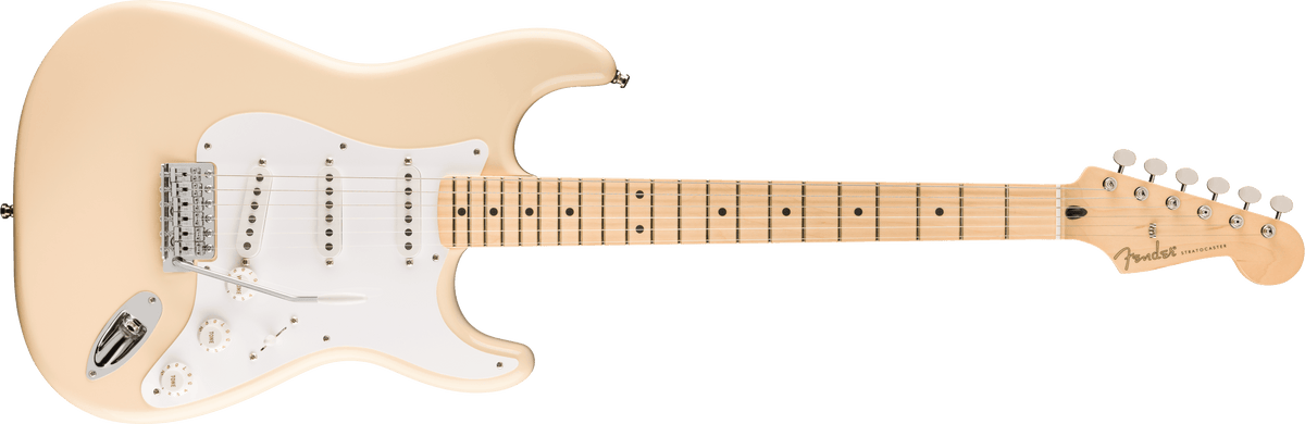 Fender Jimmie Vaughan Tex-Mex Strat, Maple Fingerboard, Olympic White