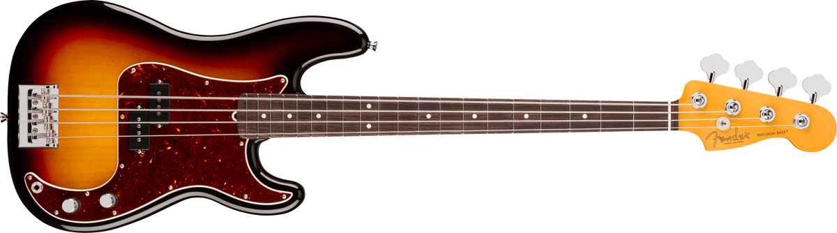 Fender American Professional Precision Bass, Rosewood Fingerboard, 3-Color Sunburst