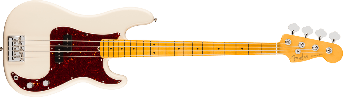 Fender American Professional Precision Bass, Maple Fingerboard, Olympic White