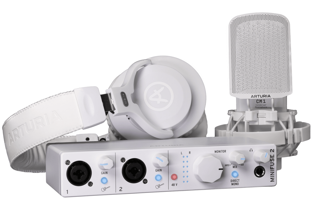 Arturia MiniFuse Recording Pack - White