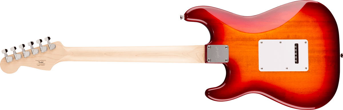 Fender Squier Sonic Stratocaster, Laurel Fingerboard, White Pickguard, Sienna Sunburst