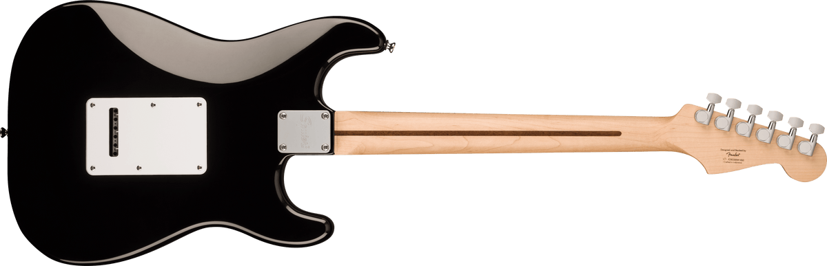 Fender Squier Sonic Stratocaster Left-Handed, Maple Fingerboard, White Pickguard, Black