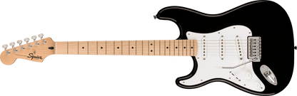 Fender Squier Sonic Stratocaster Left-Handed, Maple Fingerboard, White Pickguard, Black