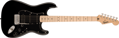 Fender Squier Sonic Stratocaster HSS, Maple Fingerboard, Black Pickguard, Black