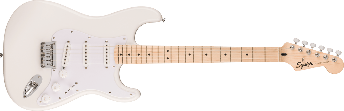 Fender Squier Sonic Stratocaster HT, Maple Fingerboard, White Pickguard, Arctic White