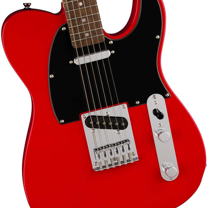 Fender Squier Sonic Telecaster, Laurel Fingerboard, Black Pickguard, Torino Red