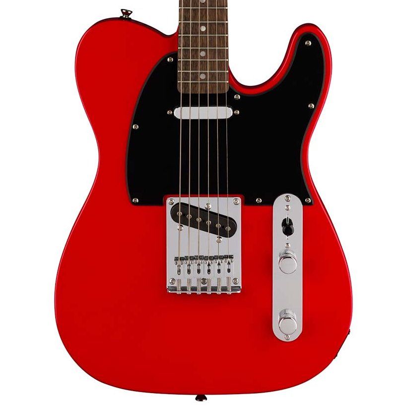 Fender Squier Sonic Telecaster, Laurel Fingerboard, Black Pickguard, Torino Red