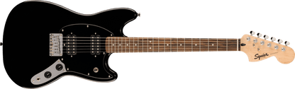 Fender Squier Sonic Mustang HH, Laurel Fingerboard, Black Pickguard, Black