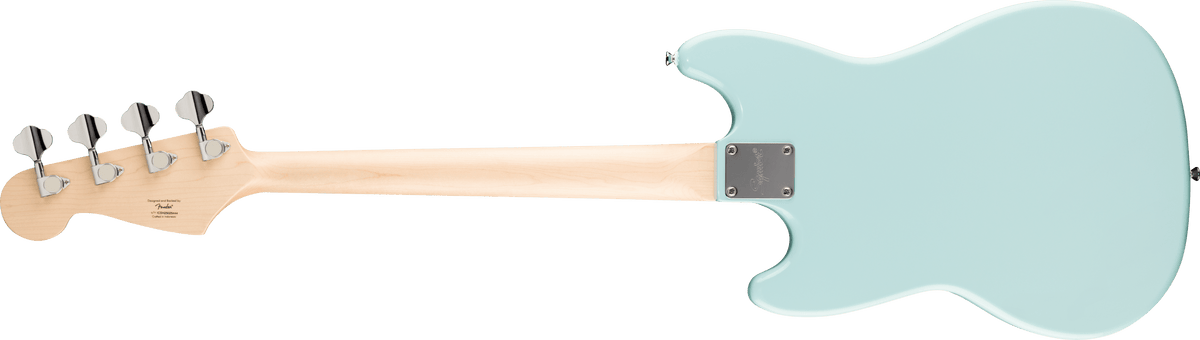 Fender Squier Sonic Bronco Bass, Laurel Fingerboard, White Pickguard, Daphne Blue