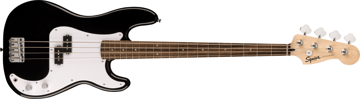 Fender Squier Sonic Precision Bass, Laurel Fingerboard, White Pickguard, Black