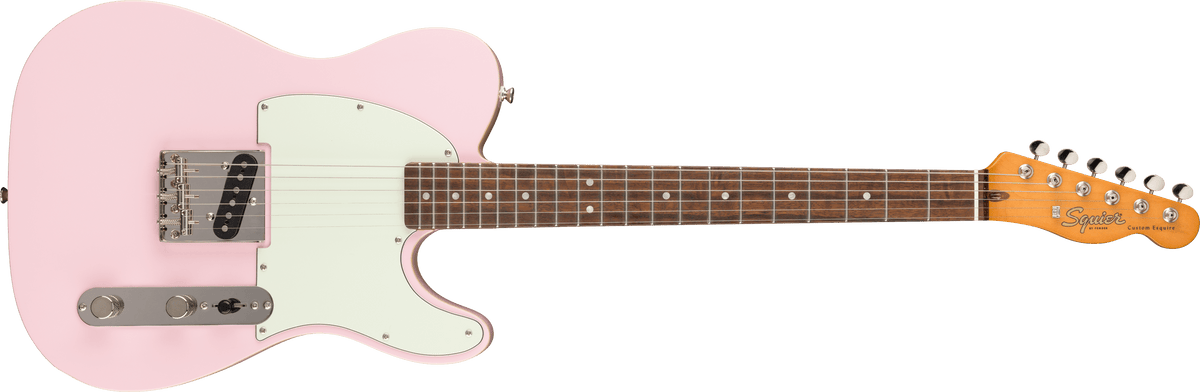 Fender Squier FSR Classic Vibe '60s Custom Esquire, Laurel Fingerboard, Mint Pickguard, Shell Pink