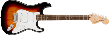Fender Squier Affinity Series Stratocaster, Laurel Fingerboard, White Pickguard, 3-Color Sunburst