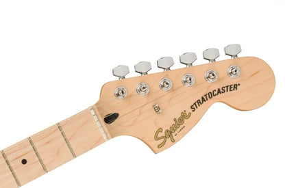 Fender Squier Affinity Series Stratocaster Electric Guitar – Olympic White with Maple Fingerboard