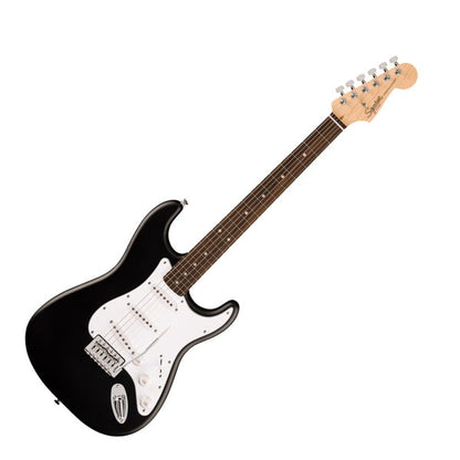 Fender Squier Debut Collection Stratocaster, Laurel Fingerboard, White Pickguard, Black