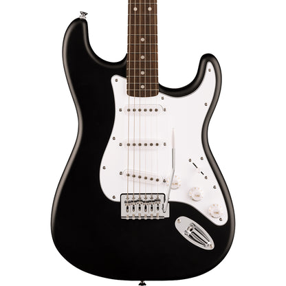Fender Squier Debut Collection Stratocaster, Laurel Fingerboard, White Pickguard, Black