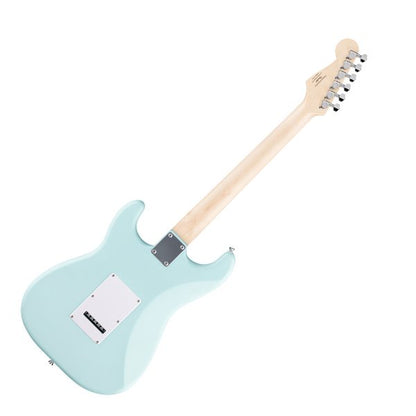 Fender Squier Debut Collection Stratocaster HSS, Laurel Fingerboard, White Pickguard, Daphne Blue