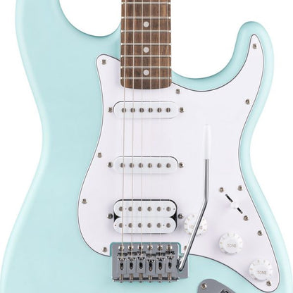 Fender Squier Debut Collection Stratocaster HSS, Laurel Fingerboard, White Pickguard, Daphne Blue