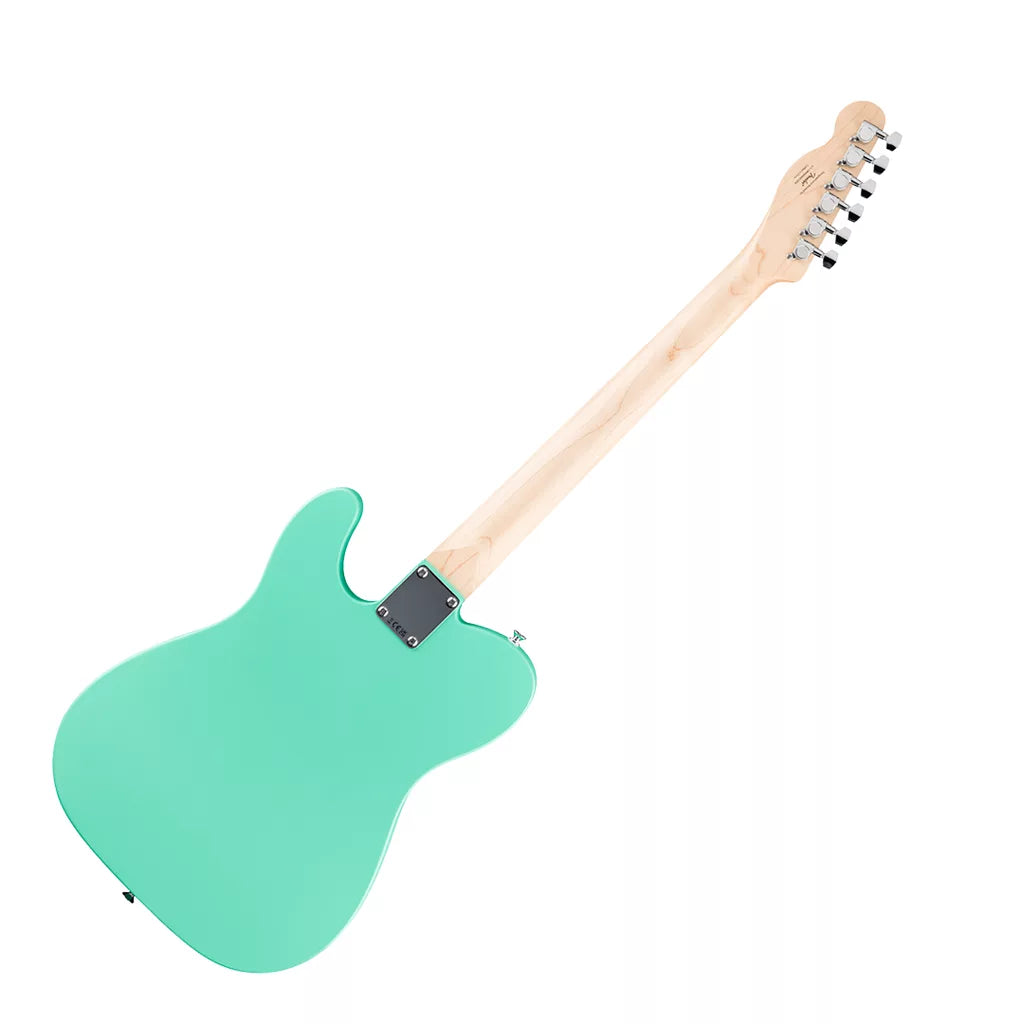 Fender Squier Debut Collection Telecaster, Laurel Fingerboard, White Pickguard, Sea Foam Green