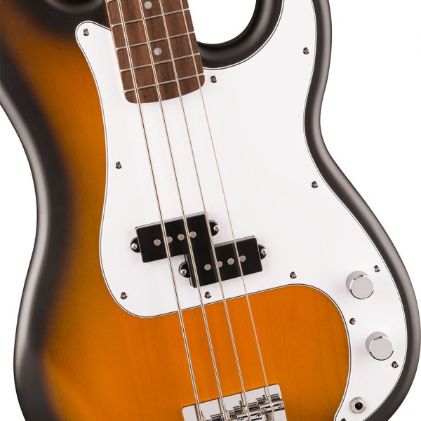 Fender Squier Debut Collection Precision Bass, Laurel Fingerboard, White Pickguard, 2-Color Sunburst