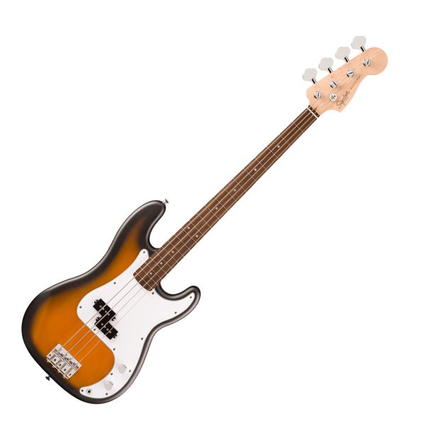 Fender Squier Debut Collection Precision Bass, Laurel Fingerboard, White Pickguard, 2-Color Sunburst