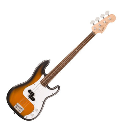 Fender Squier Debut Collection Precision Bass, Laurel Fingerboard, White Pickguard, 2-Color Sunburst