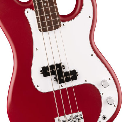 Fender Squier Debut Collection Precision Bass, Laurel Fingerboard, White Pickguard, Dakota Red