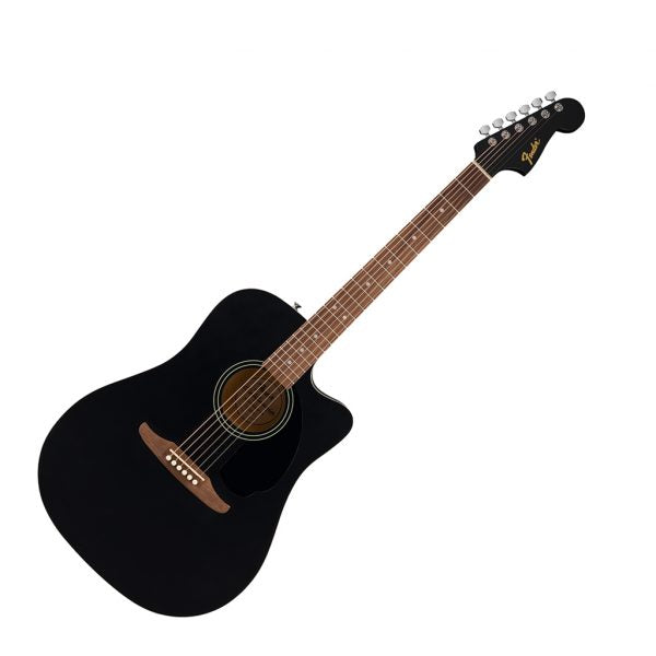 Fender California Debut Redondo CE, Spruce Top, Black Pickguard, Black