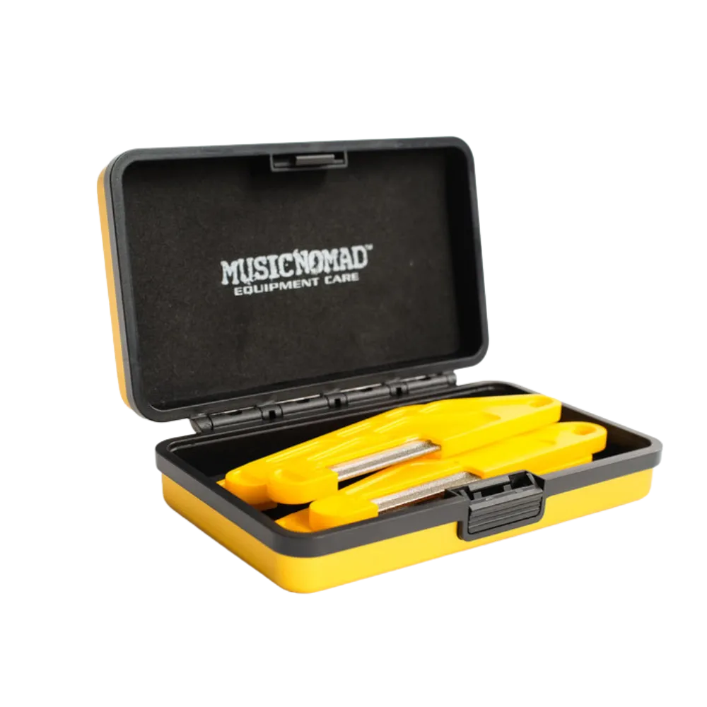 Music Nomad Acoustic Guitar Light Nut File Set + Case
