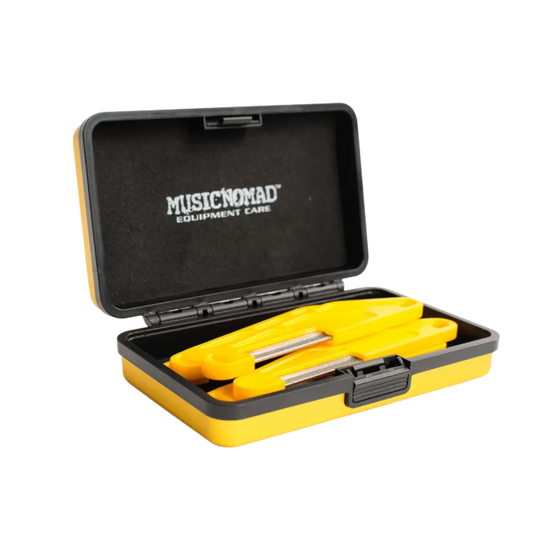 Music Nomad Acoustic Guitar Light Nut File Set + Case