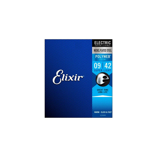 Elixir Polyweb Super Light 9-42 electric strings