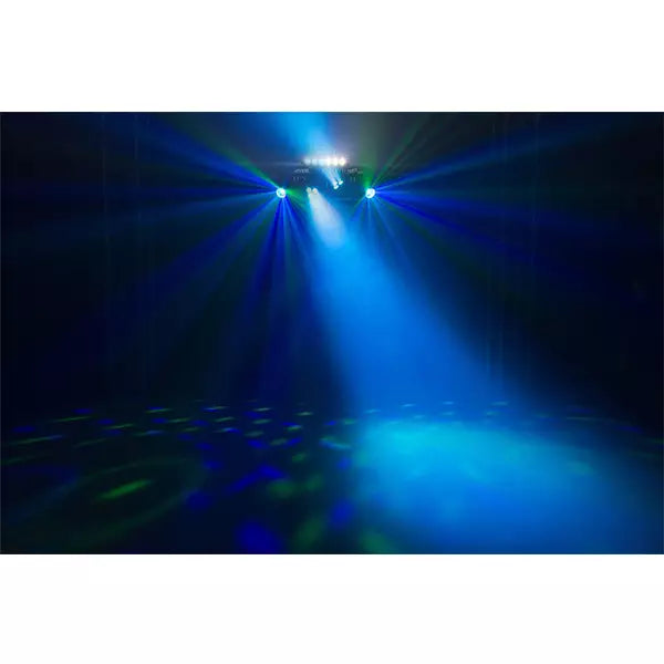 BEAMZ PARTYBAR10 SET 2x JELLY MOON, 2x PAR AND UV/STROBE RGBWUV