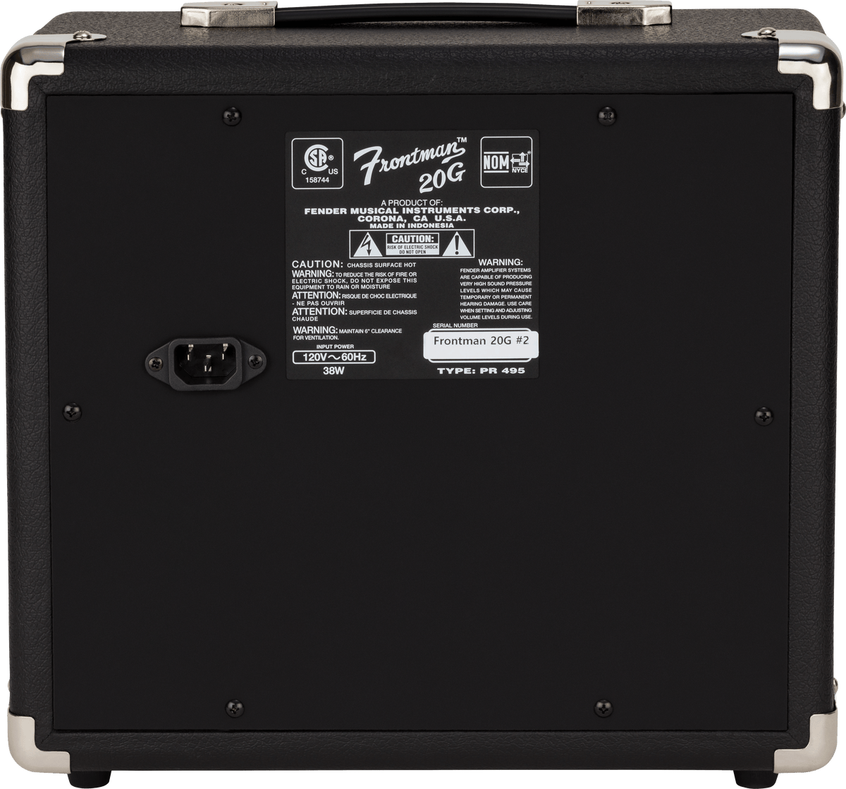 Fender Frontman 20G, 230V EU