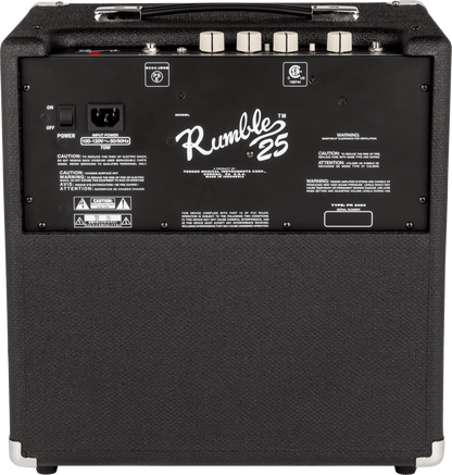 Fender Rumble 25 (V3), 230V EUR, Black/Silver