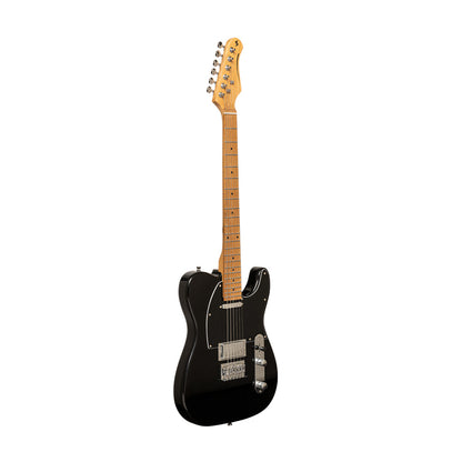 Stagg SETPLUS BK - Vintage “T” Series Electric Guitar (Black) | Stagg Guitar for Beginners, Students & Stage