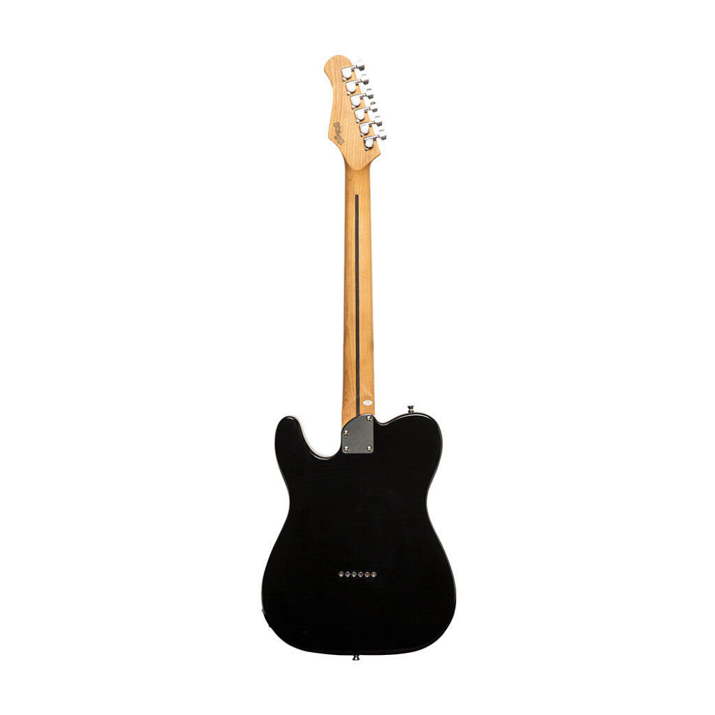 Stagg SETPLUS BK - Vintage “T” Series Electric Guitar (Black) | Stagg Guitar for Beginners, Students & Stage