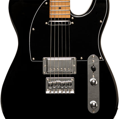 Stagg SETPLUS BK - Vintage “T” Series Electric Guitar (Black) | Stagg Guitar for Beginners, Students & Stage