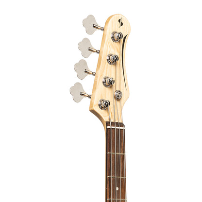 Stagg SBP30 BK - Standard “P” Electric Bass Guitar (Black) | Stagg Guitar for Beginners, Students & Stage