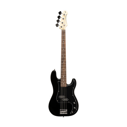 Stagg SBP30 BK - Standard “P” Electric Bass Guitar (Black) | Stagg Guitar for Beginners, Students & Stage
