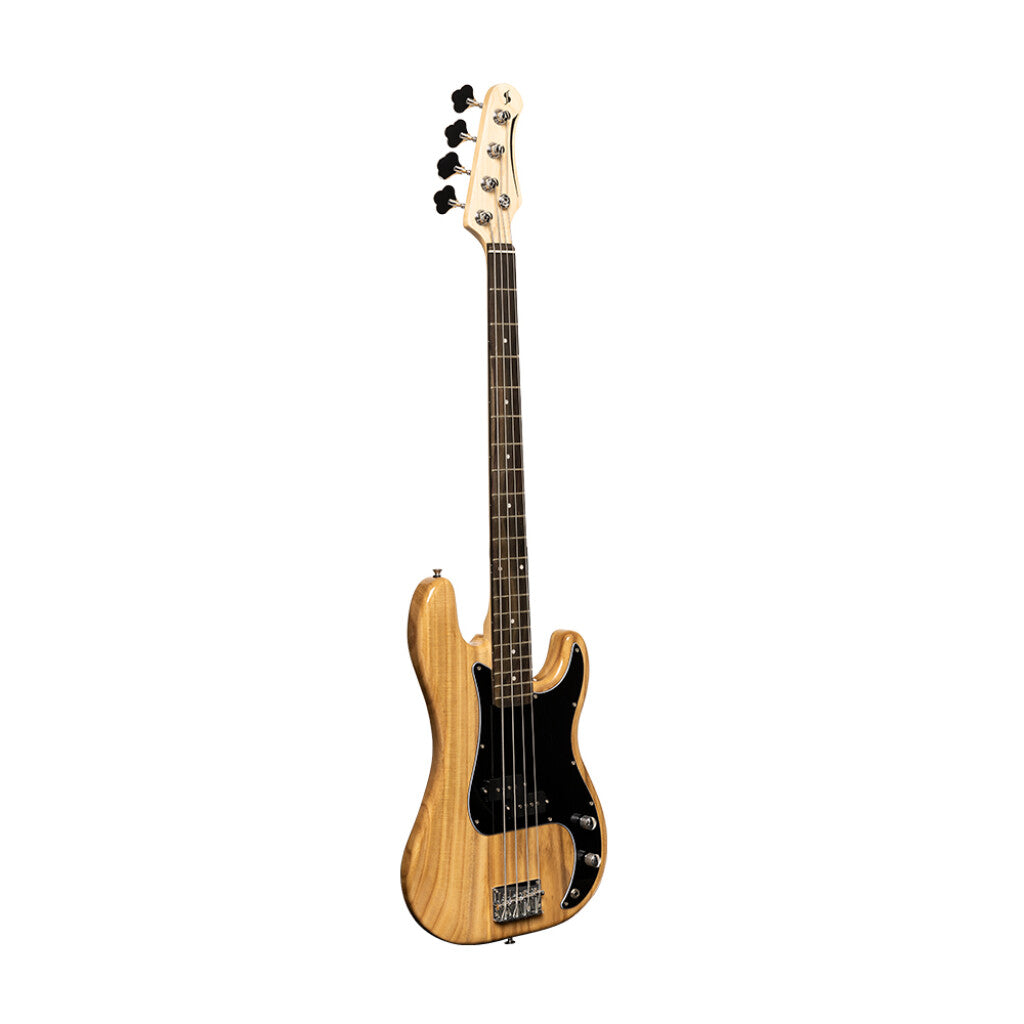 Stagg SBP30 NAT - Standard “P” Electric Bass Guitar (Natural) | Stagg Guitar for Beginners, Students & Stage